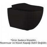Creavit FE320 Free Asma Klozet Siyah Mat - Mat Siyah