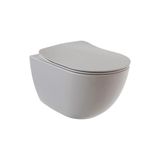 Creavit FE322-00CG00E-0000 Free Rim-Off Cool Grey Mat Kanalsız Asma Klozet
