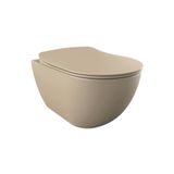 Creavit FE322-00CM00E-0000+SET Free Rim Off Kanalsız Mat Cappucino Asma Klozet