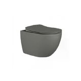 Creavit FE322 Cool Gray Free Rim-Off Asma Klozet ve Yavaş Kapanan Klozet Kapağı