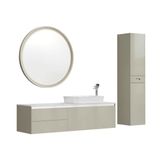 Creavit Flat 160 cm Banyo Dolabı Takımı