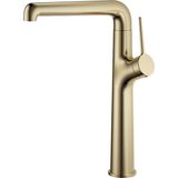 Creavit Flow Brush Gold Eviye Bataryası 196 mm Yükseklikte Pirinç Malzemeden Tezgah Üstü Montaj FL8500BG - Altın