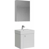 Creavit Font Lavabo Dolabı 50 cm ve Ayna Seti - Beyaz