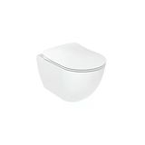Creavit Free Kanalsız Mat Beyaz Asma Klozet Fe322-00Mb00e, Creavit Duck Duroplast Yavaş Kapak