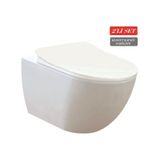 Creavit Free Rim-Off Kanalsız Asma Klozet 1.kalite (FE322.02) + Duck Tp Yavaş Kapanan Kapak 2'li Set - Beyaz