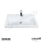 Creavit İpek 80 cm Etajerli Lavabo