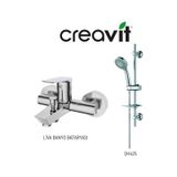 Creavit Liva Banyo Bataryası Lv2500 Ve Sürgülü El Duş Seti Sh425 Krom
