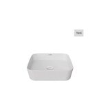 Creavit Loop 40 cm Selçuklu Rölyef Uygulamalı Kare Çanak Lavabo
