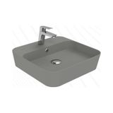 Creavit Loop Kare İnce Çanak Lavabo 45 Cm Cool Grey Lp046-00cg00e-0000