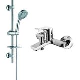 Creavit Luna Banyo Bataryası ve Duş Seti - Krom