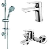 Creavit Luna Krom Banyo Batarya ve Duş Seti Su Tasarruflu Ergonomik Kullanım Özellikleriyle