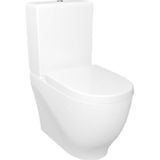 Creavit MA361+MA410+SET Mare Rim-Off Duvara Tam Dayalı Beyaz Kanalsız Klozet Seti
