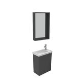 Creavit MI0045.00.AA Mio Antrasit Mat 45+45 cm Aynalı Banyo Dolabı