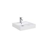 Creavit Next 50x50 cm Düz Kare Setüstü Lavabo