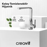 Creavit Nuovo Krom Mutfak Eviye Bataryası NU8500