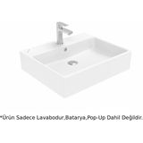 Creavit NX260 Next Beyaz 60 cm Kare Tezgah Üstü Lavabo