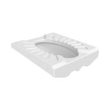 Creavit Omega Çevre Yıkamalı Hela Taşı 50X60 - Beyaz