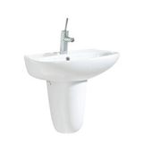 Creavit Pitta 45x55 cm Batarya Delikli Lavabo +Sedef Yarım Ayak