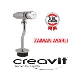 Creavit Pm3160 Zaman Ayarlı Sıvaüstü Pisuar Musluğu Krom