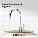 Creavit Pure Krom Mutfak Eviye Bataryası PR8501
