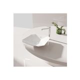 Creavit RB040 Ruby Tezgah Üzeri İnci Mat 40x40 cm Beyaz Lavabo