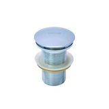 Creavit SF030Pop Up Taşmasız Metalik Gri Lavabo Sifon Başlığı