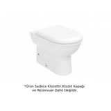 Creavit SL350-00CB00E-0000 Selin Beyaz Duvara Dayalı Tek Klozet