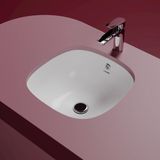 Creavit Solo Tezgah Altı Kare Lavabo 38 cm SO037 - Beyaz