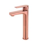 Creavit SR6500C Rose Gold Sharp Uzun Set Üstü Lavabo Armatürü Bataryası