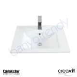 Creavit Su 75 cm Etajerli Lavabo