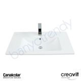 Creavit Su 80 cm Etajerli Lavabo