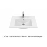 Creavit SU060 Su Etajerli ve Dolap Uyumlu Beyaz Lavabo