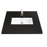 Creavit TP730 Siyah Beyaz Tezgah Altı Lavabo