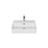 Creavit VX242 Volga Tezgah Üstü Kare Lavabo 40X50 cm - Beyaz