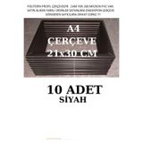 CreaWitch A4 Çerçeve 10 Adet Diploma Sertifika Fotoğraf Çerçevesi Pvc 21x30 )