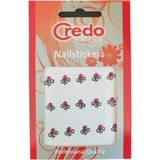 Credo Solingen Nail Sticker 3D Tırnak Sticker Süsü Çiçekli