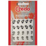 Credo Solingen Nail Sticker Tırnak Sticker Süsü Çiçek ve Kalp