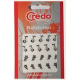 Credo Solingen Nail Sticker Tırnak Sticker Süsü Gül Papatya
