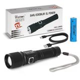 Cree Tg LED 1000 Lümen Göstergeli Fonksiyonel El Feneri WT732