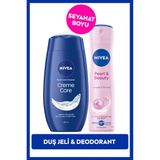 Creme Care Nemlendirici Duş Jeli 250ml ve Sprey Deodorant Pearl&Beauty 150ml,72 Saat Anti-perspirant