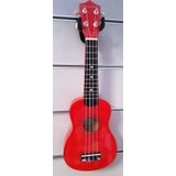 Cremonia AU01L-21RD kırmızı Soprano Ukulele