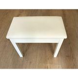 Cremonia Ptcwhl 70cm Sandıklı Piyano Taburesi Beyaz