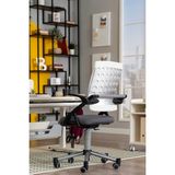 Creo Mobili Kurumsal Çalışma Alanı İçin Ofis Sandalyesi - Taşıma kap. 120kg, Beyaz/Antrasit - Vega Plus - Gri