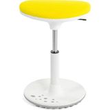Creo Mobili Montessori Uyumlu Denge Taburesi, Kaymaz Taban - 39–55 cm Yükseklik, Taş. kap. 100kg, Sarı - Creo