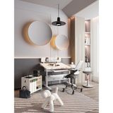 Creo Mobili Vega Premium Plus Yükseklik ve Eğim Ayarlı Çalışma Masası Takımı - 130X70 - Ekru - Gri