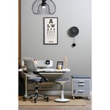 Creo Mobili Yüksekliği Ayarlanabilir Montessori Masa + Sandalye + Keson + Tabure - Beyaz/Gri - Vega Premium - 130 x 70 x 75 cm