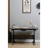 Creo Mobili Yükseklik Ve Eğim Ayarlı, Sirius Simple Çalışma Masası - 120x75 Cm, Antrasit/gri