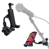 Crescendo CR50 FlexClip Mikrofon Standı Telefon Tutucu, Telefon Tutucu Mikrofon Standı, Gitar Telefon Tutucu, Cep Telefonu Tutucu Mikrofon Standı, iPhone Mikrofon Standı Tutucu, Telefon Montajlı Mikrofon Standı, Müzik Standı ve Davullar