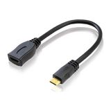 CresCent 20 cm HDMI F (Dişi) To Mini HDMI M (Erkek) Çevirici Kablo Yüksek Performanslı Bağlantı