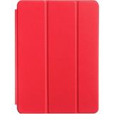 CRESCENT Apple iPad 9. Nesil 10.2 Inç (2021) Prime Smart Orj. Deri Case Tablet Kılıfı (A2602-A2603-A2604-A2605) Kırmızı